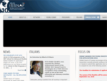Tablet Screenshot of issnaf.org